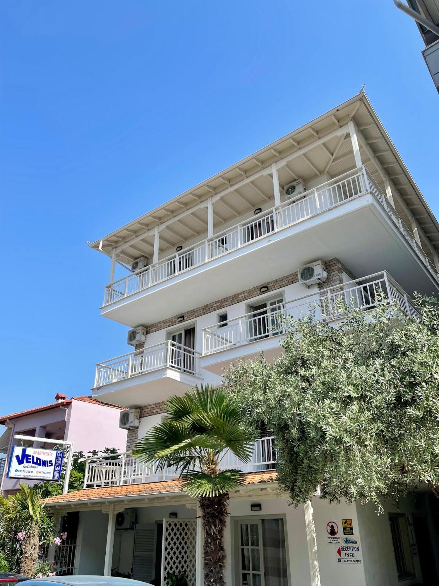Velonis Apartments Leptokarya  Bagian luar foto